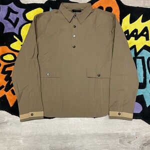 Richie Le nylon button up size 2XL